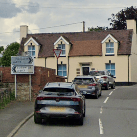 Tenbury Road in Cleobury Mortimer 