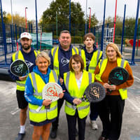 Work begins on new padel courts at Telford Tennis Centre