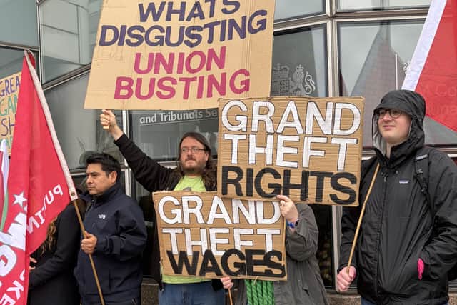 A number of former workers are represented by the IWGB (Nick Forbes/PA)