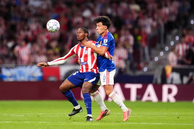 Lisandro Martinez made the comments after Manchester United’s defeat to Atletico Madrid (Adam Davy/PA).