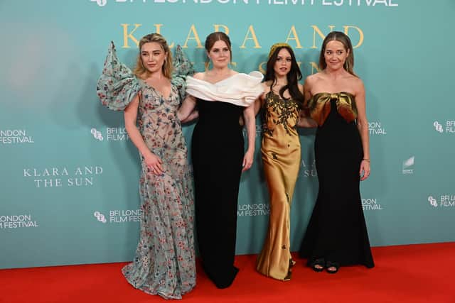 Florence Pugh, Amy Adams, Jenna Ortega and Rachel Foreman (Doug Peters/PA)