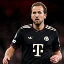 Bayern Munich's Harry Kane during the Champions League game against Arsenal