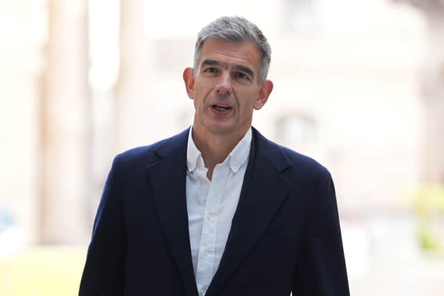 BBC director-general Matt Brittin has said the corporation is ‘held back’ by its licence fee (Lucy North/PA)