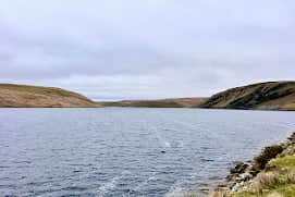 Claerwen Reservoir where the man's body was found