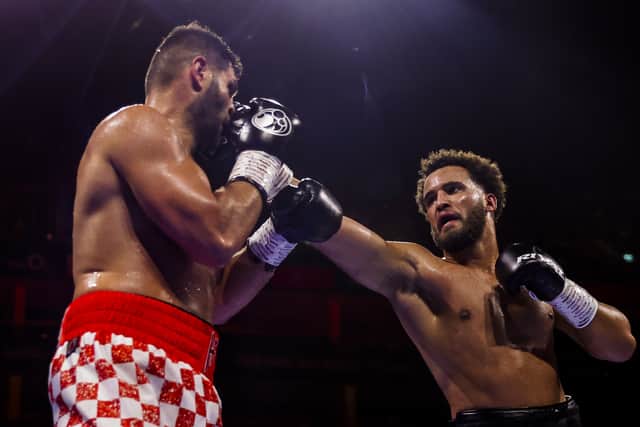 Moses Itauma ran out of steam in his challenge for the vacant IBF world title (Steven Paston/PA)