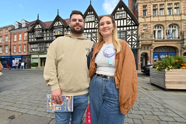 James Shadbolt and Abby Warman were just two people we spoke to in Shrewsbury town centre about Shrewsbury Food Festival’s demise 