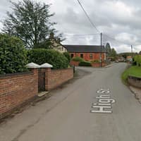 Fire crews work to tackle chimney fire in Shropshire village