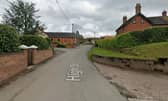The fire was reported to have started in a chimney at a property on Cheswardine high street. Photo: Google Street Map