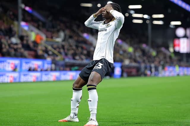 Tawanda Chirewa celebrates his goal for Wolves against Burnley