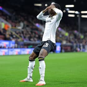 Tawanda Chirewa celebrates his goal for Wolves against Burnley 