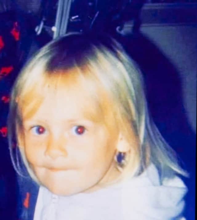 Jessica Jones as a child.