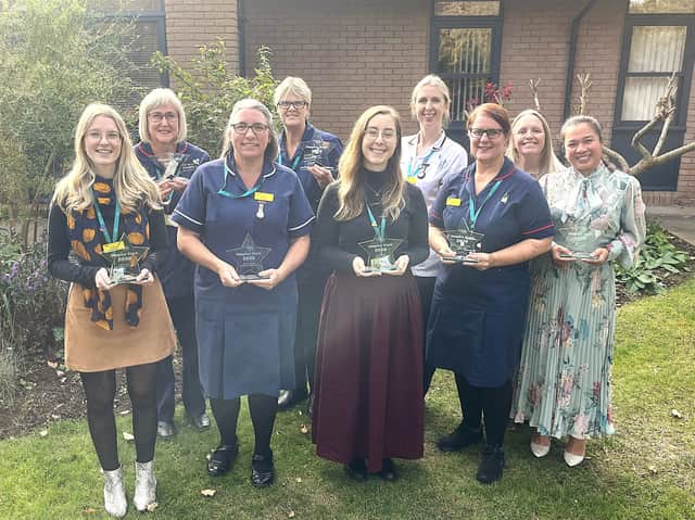 The 2026 award winners at Severn Hospice.