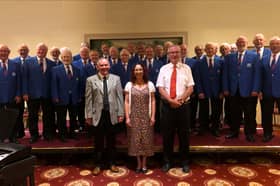Builth Wells Male Voice Choir at the Metropole Hotel in Llandrindod Wells
