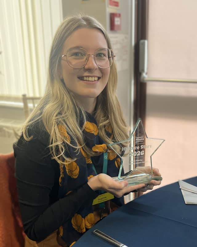 Sophie Brierley, Social Worker, Winner of the Outstanding Impact Award.