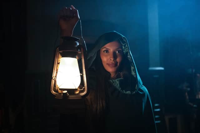 Maya Jama is a traitor on the second series of the celebrity spin-off (BBC/Studio Lambert/Euan Cherry)