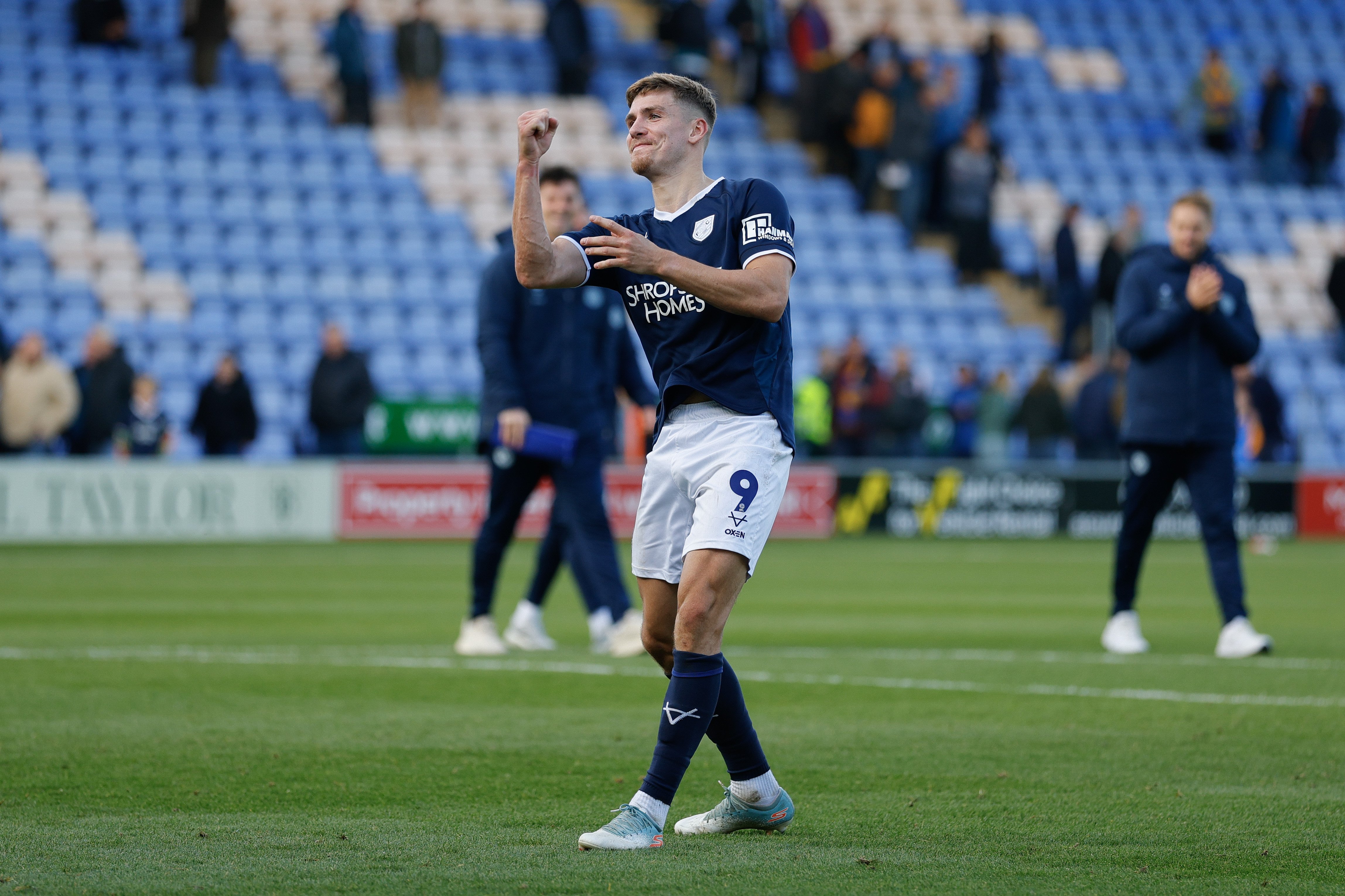 Shrewsbury Town striker enjoying the moment as he finds his form