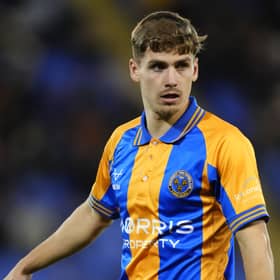 Shrewsbury striker George Lloyd.