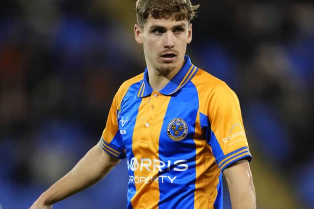 Shrewsbury striker George Lloyd.