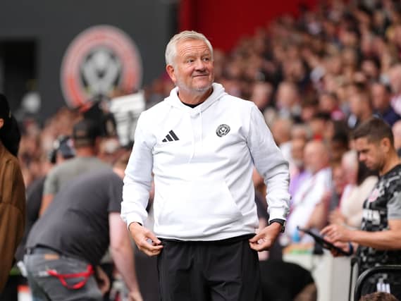 Sheffield United manager Chris Wilder