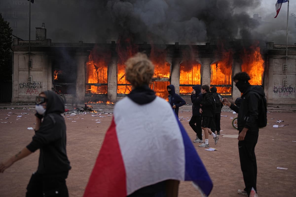 Clashes, fires and looting break out as protesters rally across France