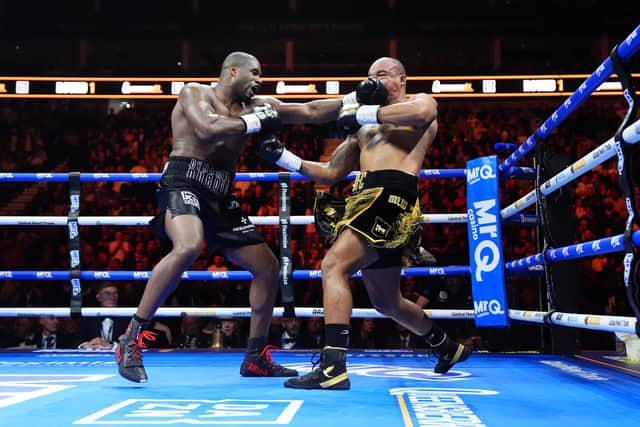 Daniel Dubois dominated from the outset (Nick Potts/PA)