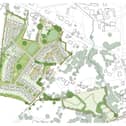 The proposed development in Cressage