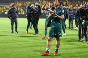 Dejan Kulusevski applauds
