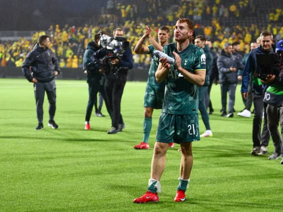 Dejan Kulusevski applauds