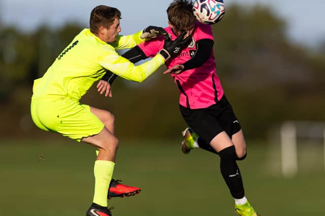 Action from FC Nations Development's clash with Haughmond AC in the Fiat Division Picture: Euan Manning