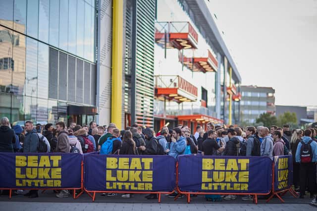 Thousands of amateur darts players auditioned for the chance to beat Luke Littler (Tom Diamond/Netflix)