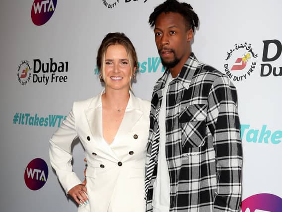 Elina Svitolina and Gael Monfils attending the Dubai Duty Free WTA Summer Party 2019 held at the Jumeirah Carlton Tower, London