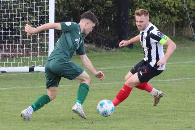 Action from the Welsh Cup clash at The Bypass Pictures: Stuart Townsend