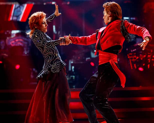 Jaime Winstone on Strictly Come Dancing