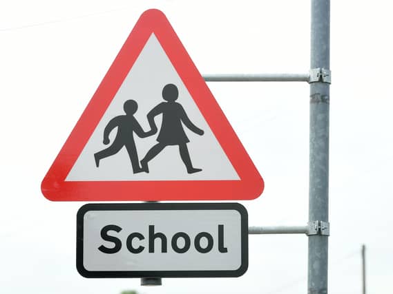 School crossing sign