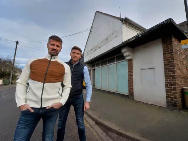 The delipidated building was bought at auction in 2022 by Shropshire Design founders Peter Snowdon and Wesley Fellows
