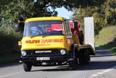 A Bedford TK of Wildes of Dorrington complete with period load of a dumper