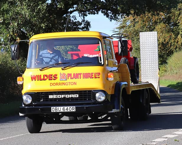 A Bedford TK of Wildes of Dorrington complete with period load of a dumper