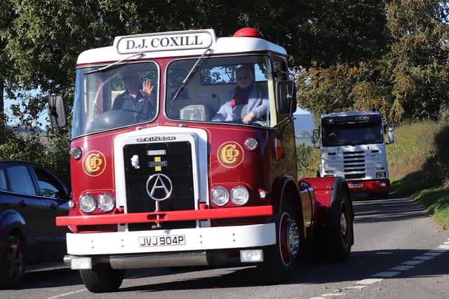 Dave Coxill of Knighton with his Seddon Atkinson 400