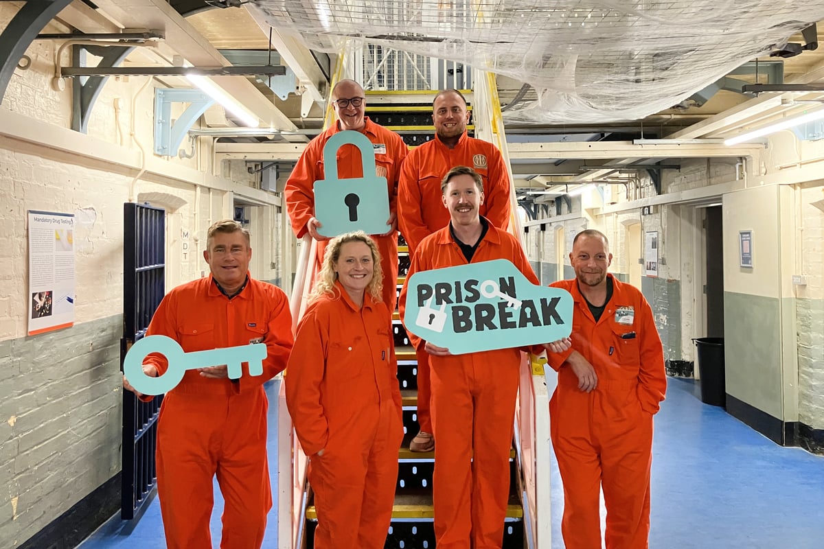 Businesses 'escape' Shrewsbury Prison for hospice fundraiser