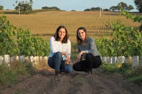 Zoe and Melissa Evans, founders of Rowton Vineyard in Shrewsbury