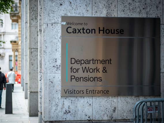 The outside of the Department for Work & Pensions in London