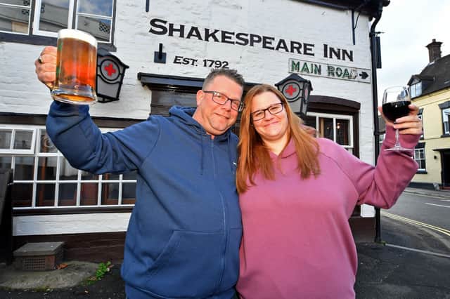 Mike Williams and Kirstie Law have taken over the Shakespeare Inn, Bridgnorth