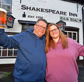 Mike Williams and Kirstie Law are taking over the Shakespeare Inn, Bridgnorth.
Tim Thursfield/Iconic Media Group