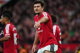 Harry Maguire in action for Manchester United