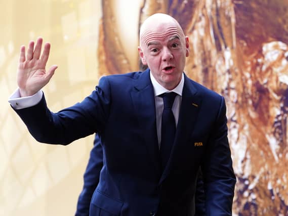 FIFA president Gianni Infantino pictured at the 2026 World Cup final