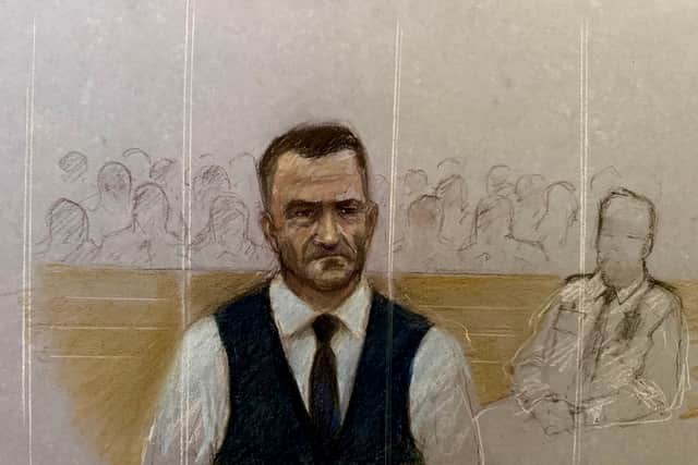 Robinson is accused of harassing journalists (Elizabeth Cook/PA)