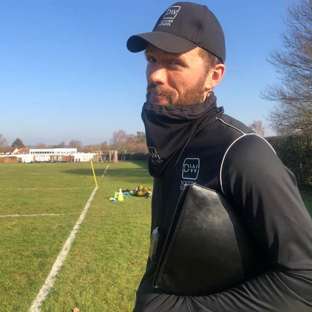 Danny Ward adapting to life on the touchline