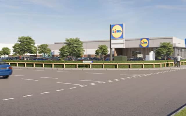 How the new Lidl in Bicton Heath could look
