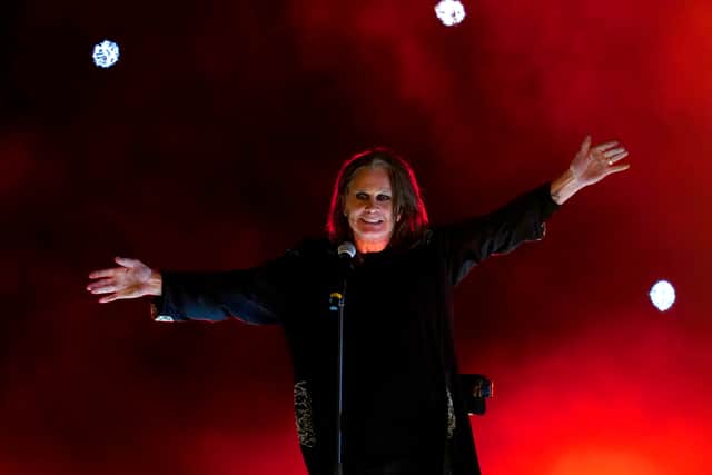 Ozzy Osbourne singing at the closing ceremony of the 2022 Commonwealth Games in his home city (David Davies/PA)