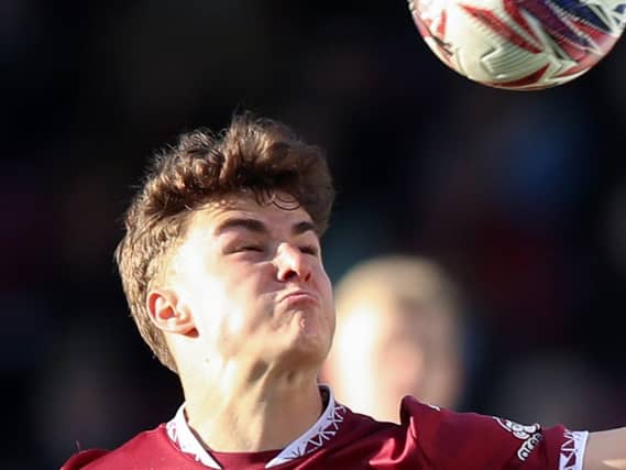Ben Perry in action for his former club Northampton